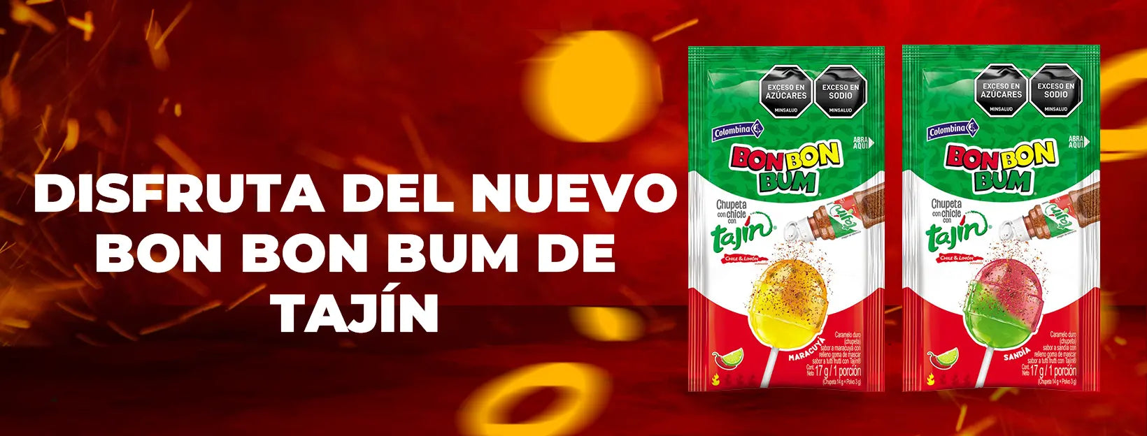 Descubre el Nuevo Bon Bon Bum con Tajín
